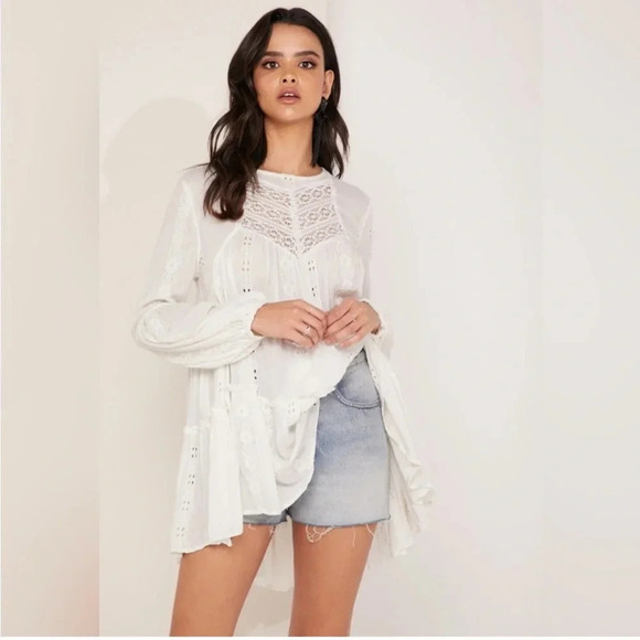 Free People Tops - Free People Kiss Kiss Tunic size small